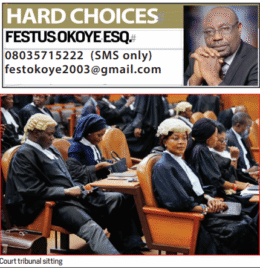 The Role Of Courts/Tribunals In Electoral Disputes